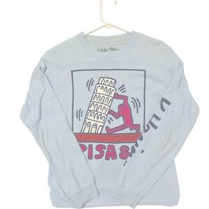 Long Sleeve Shirt - Keith Haring - Light Blue